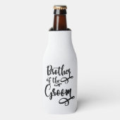 Broer van de bruidegom flesjeskoeler (Fles Voorkant)