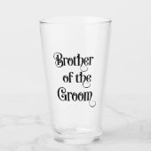 Broer van de bruidegom glas (Voorkant)