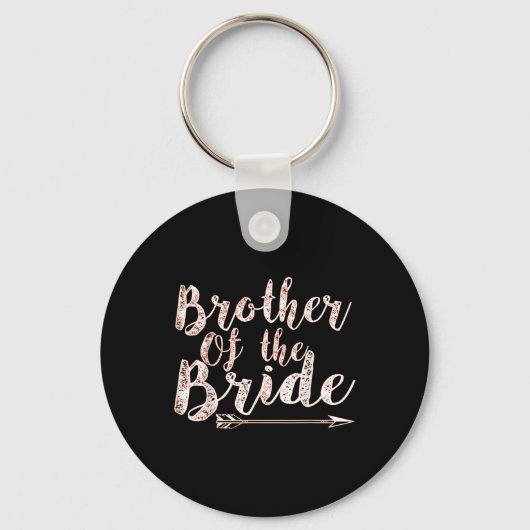 Broer Van De Bruidegom Huwelijk Bachelorfeest  Sleutelhanger (Voorkant)