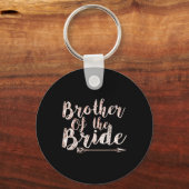 Broer Van De Bruidegom Huwelijk Bachelorfeest  Sleutelhanger (Voorkant)