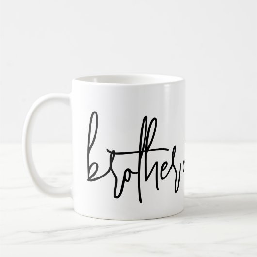 Broer van de bruidegom koffie mok (Links)