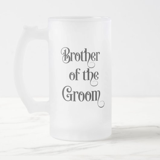 Broer van de Bruidegom Matglas Bierpul (Links)