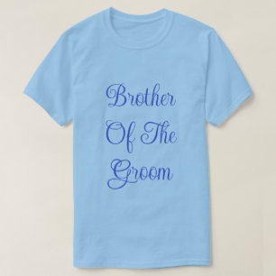 Broer van de bruidegom t-shirt