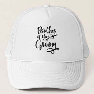 Broer van de bruidegom trucker pet
