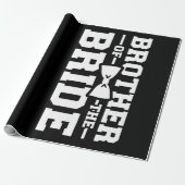 Broer van de bruidgeschil voor broer cadeaupapier (Uitgerold)