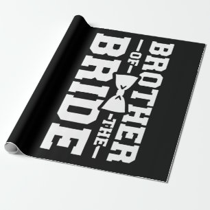 Broer van de bruidgeschil voor broer cadeaupapier