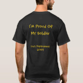 Broer van de douane van een Opgesteld Soldaat Shir T-shirt (Achterkant)