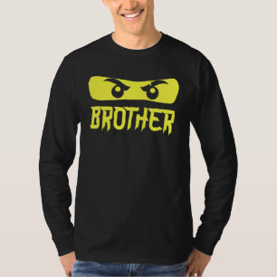 Broer van de familie Kung Fu Ninja Eyes T-shirt