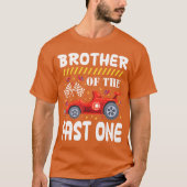 Broer van de Fast One Verjaardag 1e Race Matching T-shirt (Voorkant)