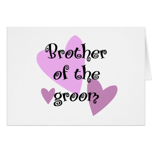 Broer van de Groom (Voorkant Horizontaal)