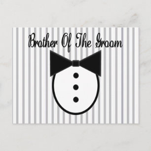 Broer van de Groom Briefkaart