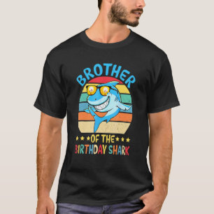 broer van de haai verjaardag retro bijpassende fam t-shirt