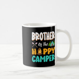 Broer van de Happy Camper Familie Camping Verjaard Koffiemok