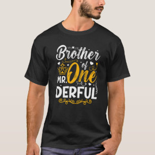 Broer van de heer One Derful Party Matching Family T-shirt