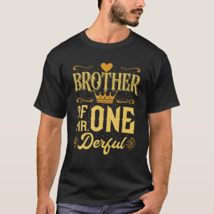 Broer van de heer One-Derful Party Matching Family T-shirt