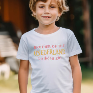 Broer van de jarige Alice in Wonderland T-shirt