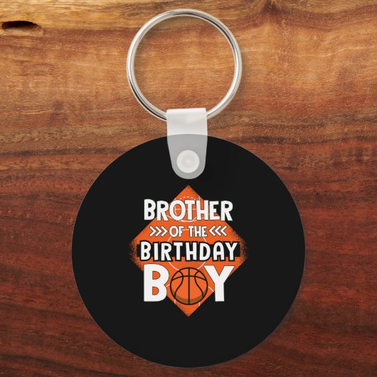 Broer van de jarige broer Bysketbyll Bir Sleutelhanger (Voorkant)