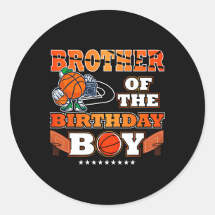 Broer van de jarige Bysketbyll-speler B-da Ronde Sticker