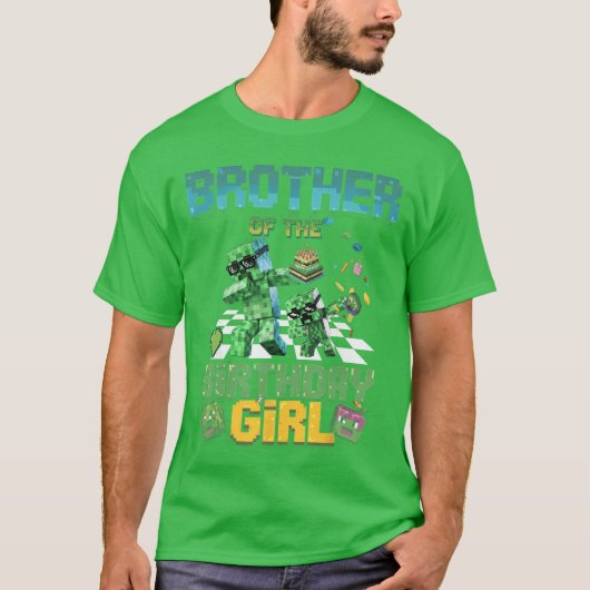 Broer van de jarige Funny Video Game T-shirt (Voorkant)