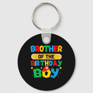 Broer Van De Jarige Jongen Game Video Gaming Wedst Sleutelhanger