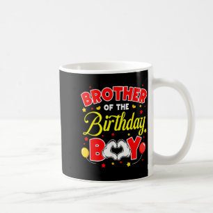 Broer van de jarige jongen Matching familiefeestje Koffiemok