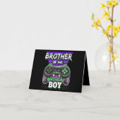 Broer van de jarige Matching videospel Kaart (Gele Bloem)