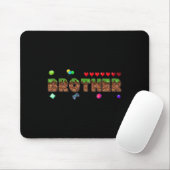 Broer van de jarige pixel-game matching Fa Muismat (Met muis)