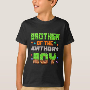 Broer Van De Jarige Pixel Gaming Videospel T-shirt