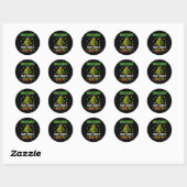 Broer Van De Jarige Video Game Pixel Birt Ronde Sticker (Vel)