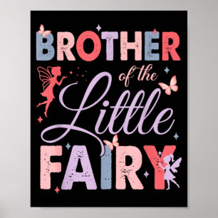 Broer Van De Kleine Fee Verjaardag Meisje Familie Poster