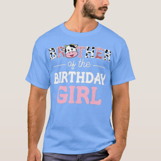 Broer van de Koe  van het Birthday Girl Boerderij  T-shirt