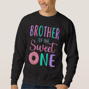 Broer van de Sweet One Bro 1e Verjaardag Meisje Do Trui