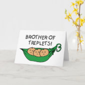 Broer van de Triplets Pod Kaart (Gele Bloem)