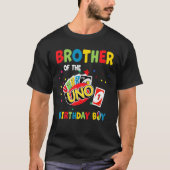 Broer van de Uno Birthday Boy Uno Birthday Boy T-shirt (Voorkant)