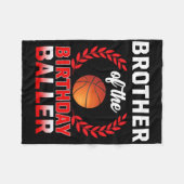 Broer van de verjaardag Byller Bysketbyll Theme Bd Fleece Deken (Voorkant (Horizontaal))