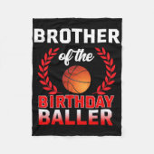 Broer van de verjaardag Byller Bysketbyll Theme Bd Fleece Deken (Voorkant)