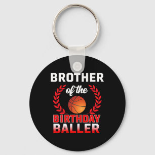 Broer van de verjaardag Byller Bysketbyll Theme Bd Sleutelhanger