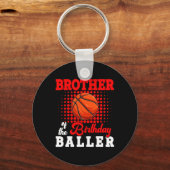 Broer van de verjaardag Bysketbyll speler Lover Ma Sleutelhanger (Voorkant)