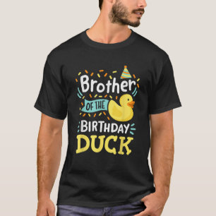 Broer van de verjaardag Duck Boy Rubber Duck Bday T-shirt