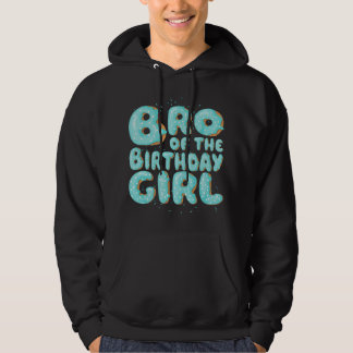 Broer Van De Verjaardag Meisje Donut Familie Match Hoodie