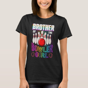 Broer van de verjaardag meisje rollin familie bowl t-shirt
