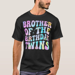 Broer Van De Verjaardag Tweeling Familie Matching T-shirt