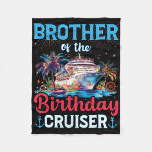Broer van de verjaardagscruiser Funny Cruise Geboo Fleece Deken