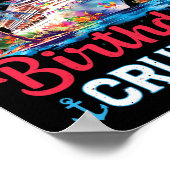 Broer van de verjaardagscruiser Funny Cruise Verja Poster (Hoek)