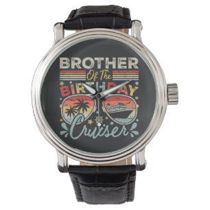 Broer van de verjaardagscruiser vakantie Vintage Horloge