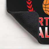 Broer van de verjaardagsjongen Bysketbyll Bday Cel Muismat (Hoek)