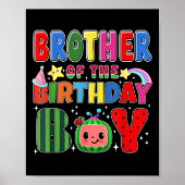 Broer van de verjaardagsjongen Melon Family Matchi Poster (Voorkant)
