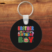 Broer van de verjaardagsjongen Melon Family Matchi Sleutelhanger (Voorkant)