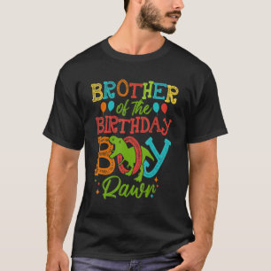 Broer van de verjaardagsjongen Rawr Rex Dinosaurs T-shirt