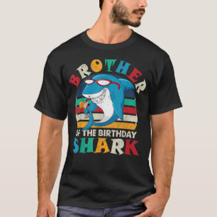 Broer van de vogelhaai Funny Retro Brother T-shirt
